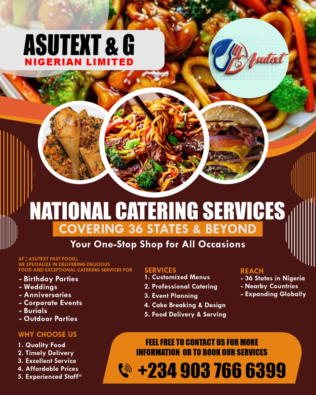Event Pastry & Refreshment Catering Combo